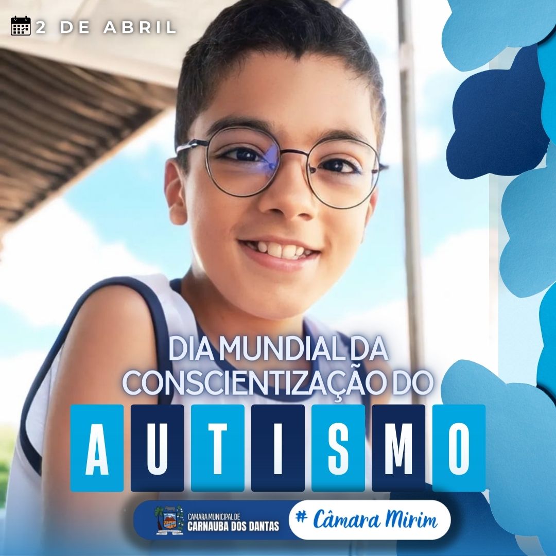 02 de Abril - dia de Conscientização do Autismo!