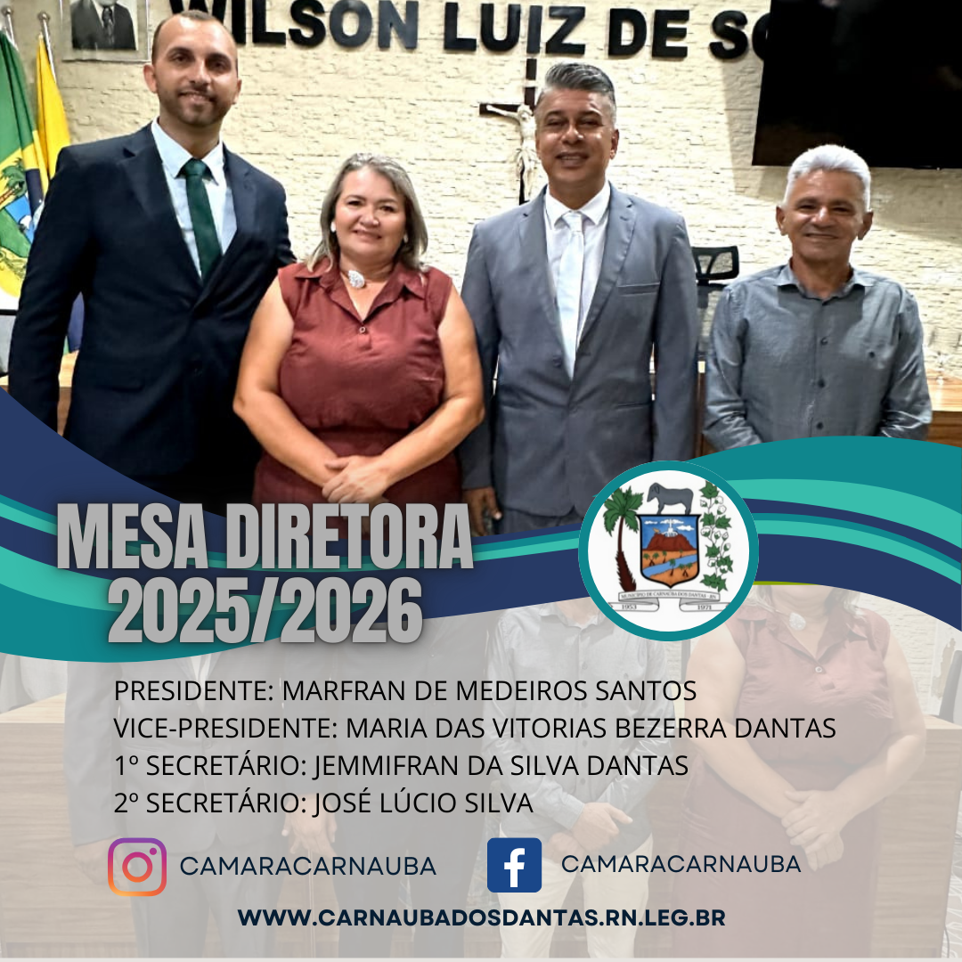 MESA DIRETORA 2025-2026.