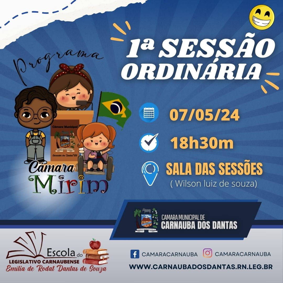 Sessão Ordinária do Câmara Mirim